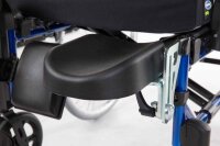Rollstuhl Action 3 NG desk,PU, schwarz-metallic>>>>SB 45,5 cm