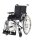 Leichtgewichtrollstuhl Pyro light Kombiarmlehnen, mit Trommelbremse silber-metallic>>>>SB 45 cm
