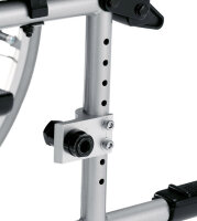 Leichtgewichtrollstuhl Pyro light Kombiarmlehnen, mit Trommelbremse silber-metallic>>>>SB 52 cm
