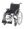 Leichtgewichtrollstuhl Pyro light optima mit Kombiarmlehnen, PU silber-metallic>>>>SB 46 cm