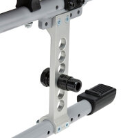 Leichtgewichtrollstuhl Pyro light optima mit Kombiarmlehnen, PU silber-metallic>>>>SB 52 cm
