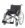 Leichtgewichtrollstuhl Pyro light optima XL, Kombi-Armlehne, PU,silber-metallic>>>>SB 55 cm