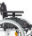 Leichtgewichtrollstuhl Pyro light optima XL, Kombi-Armlehne, PU,silber-metallic>>>>SB 55 cm