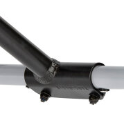 Leichtgewichtrollstuhl Pyro light optima mit Kombiarmlehnen u.Trommelbremse, PU silber-metallic>>>>SB 37 cm