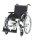 Leichtgewichtrollstuhl Pyro light optima mit Kombiarmlehnen u.Trommelbremse, PU silber-metallic>>>>SB 52 cm
