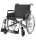 Leichtgewichtrollstuhl Pyro light optima XL, Kombi-Armlehne,PU,m. Trommelbremse silber-metallic>>>>SB 58 cm