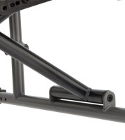 Rollstuhl S-Eco 2, mit Trommelbremse, PU, Duo-Armlehnen, anthrazit-metallic>>>>SB 49 cm