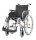 Rollstuhl S-Eco 300, mit Trommelbremse, PU, Duo-Armlehnen, silber>>>>SB 37 cm