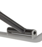 Leichtgewichtrollstuhl Pyro start plus+ mit Trommelbremse Duo-Armlehne,PU>>>>Farbe: silber SB 46 cm