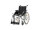 Leichtgewichtrollstuhl Pyro start plus+ mit Trommelbremse Duo-Armlehne,PU>>>>Farbe: silber SB 46 cm