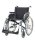 Rollstuhl S-Eco 300 XL mit Trommelbremse, PU,Duo-Armlehnen,silber>>>>SB 55 cm