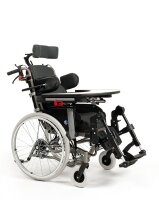 Multifunktionsrollstuhl Inovys II Evo, mit Trommelbremse, Tisch und Seitenpelotten>>>>SB 45 cm