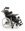 Multifunktionsrollstuhl Inovys II Evo, mit Trommelbremse, Tisch und Seitenpelotten>>>>SB 45 cm