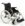 Rollstuhl D100.B03.B06.AP6.C29.5.B80 silber>>>>SB 44 cm