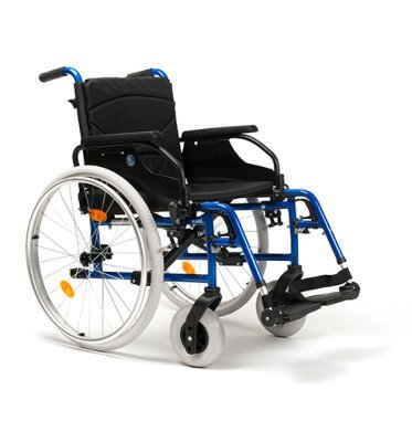 Leichtgewicht-Rollstuhl D200-V B03.B06.B80 metallicblau>>>>SB 52 cm