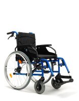 Rollstuhl D200-V SB44 m.TB/44.,B03.B06.B74.B80,metallicblau,