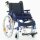 Rollstuhl 1.300 UF, mit Trommelbremse nachtblau-metallic>>>>SB 43 cm