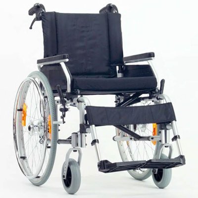 Leichtgewicht-Rollstuhl 2.920 MOLY ECONOMY, mit Trommelbremse silbergrau-metallic>>>>SB 51 cm