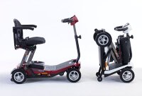 Scooter SCORPIUS,4-rad 6km/hfaltbar,rot(Invacare)