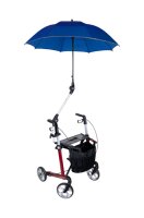 Rollatorschirm 99, passend 99% aller Rollatoren>>>>Farbe: blau