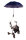 Rollatorschirm 99, passend 99% aller Rollatoren>>>>Farbe: blau