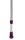 Anatomic-Softgriff-Stütze m.,Druckknopf brombeer/natur re.,