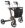 Rollator SERVER Komfort Softräder, mit Stockhalter...