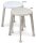 Duschhocker EASY Sitzhöhe 42-57 cm>>>>Ausf.: Belastbarkeit 150 kg Farbe: weiß