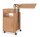 Bettnachttisch Cherusker mit verstellbarem Betttisch,Buchedekor>>>>