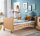 Pflegebett DALI mit Holzhaube u. Kabelhandschalter 90x200 cm Holz>>>>