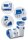 Fersen-Freilagerung Body Armor Heel Reliever, Schaumstoff grau-blau>>>>Ausf.: genoppt