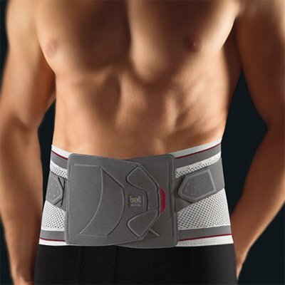 Bort Rückenbandage select Stabilo, ohne Pelotte, silber>>>>Gr. 5