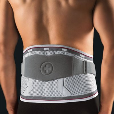 Bort Rückenbandage select Stabilo, ohne Pelotte, silber>>>>Gr. 6