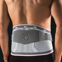 Bort Rückenbandage select Stabilo, ohne Pelotte, silber>>>>Gr. 6