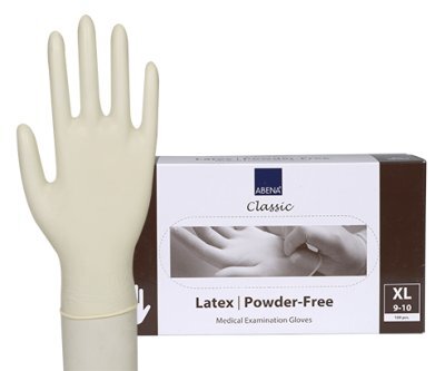 ABENA Latex-Handschuhe puderfrei (VPE: 100 Stück)>>>>Gr. XL