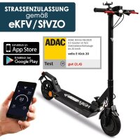 Velix E-Kick 20, V.2021 E-Scooter nach EkFV plus Velix Lenkertasche