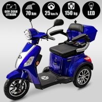 E-Trike 25 V.3 Lithium, Blau