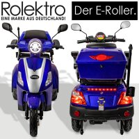 E-Trike 25 V.3 Lithium, Blau