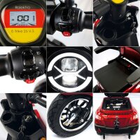 E-Trike 25 V.3 Lithium, Rot