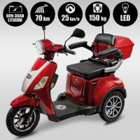 E-Trike 25 V.3 Lithium, Rot