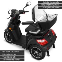 Rolektro E-Trike 25 V.2 Blei-Gel, Schwarz