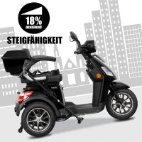 Rolektro E-Trike 25 V.2 Blei-Gel, Schwarz