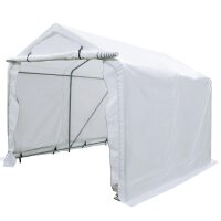 Garage XXL-Motorrad, PE 200g/m², Weiß, L:3m...