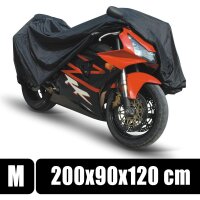 Motorrad-Abdeckplane M 200x90x120cm - PVC Motorradplane...