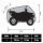 Quad ATV Abdeckplane L 220x125x85cm - Fahrzeug Abdeckung Abdeckhaube Schutzhülle Cover Plane Winter