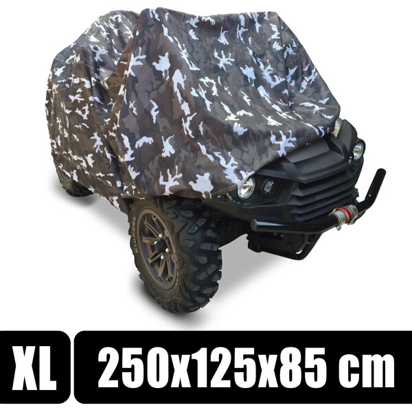 Quad ATV Abdeckplane XL 250x125x85cm - Fahrzeug Abdeckung Abdeckhaube Schutzhülle Cover Plane Winter