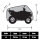 Quad ATV Abdeckplane XL 250x125x85cm - Fahrzeug Abdeckung Abdeckhaube Schutzhülle Cover Plane Winter