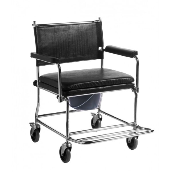 TSF 220, bis 220 kg belastbarer fahrbarer Toilettenstuhl verschiedene SB 60cm