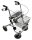 Rollator PlusStandardrollator mit Gitter, Farbe silber