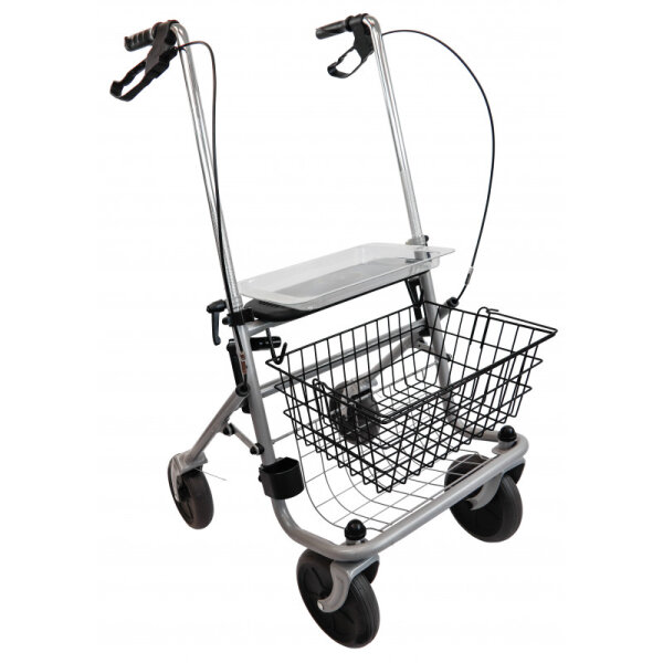 Rollator verl. Schieber.Farbe silber